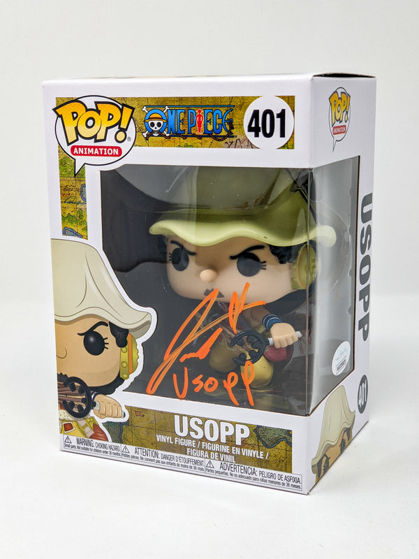 Jacob Romero One Piece Usopp #401 Signed Funko Pop JSA Certified Autograph