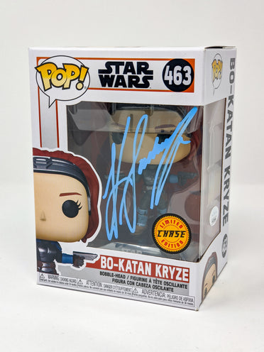 Katee Sackhoff Star Wars Mandalorian Bo Katan Kryze #463 CHASE Signed Funko Pop JSA Certified Autograph GalaxyCon