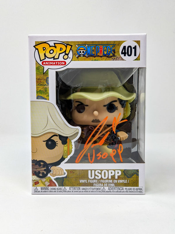 Jacob Romero One Piece Usopp #401 Signed Funko Pop JSA Certified Autog