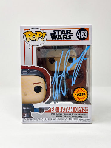 Katee Sackhoff Star Wars Mandalorian Bo Katan Kryze #463 CHASE Signed Funko Pop JSA Certified Autograph