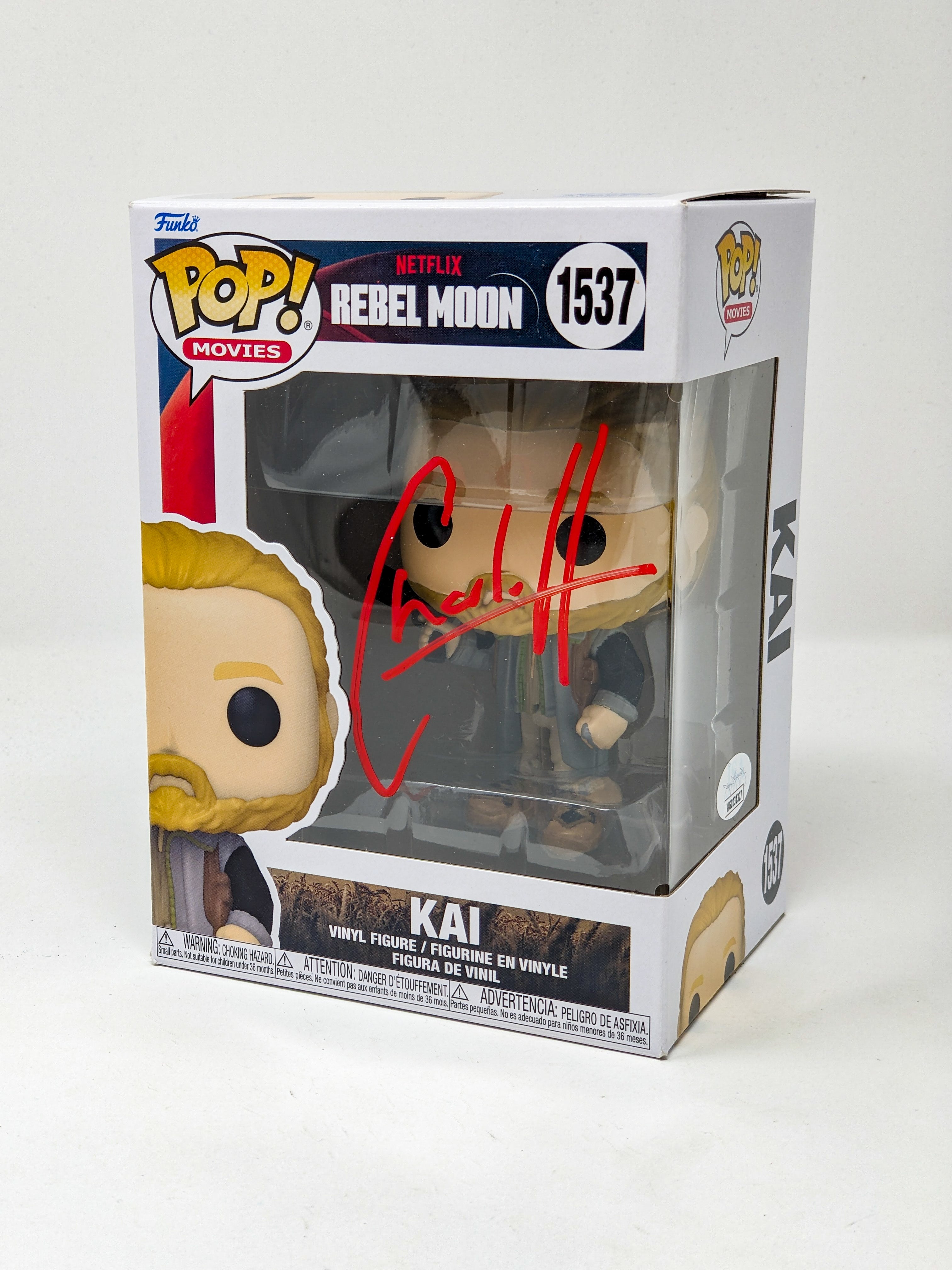 Charlie Hunnam Rebel Moon Kai #1537 Signed Funko Pop JSA Certified Autograph