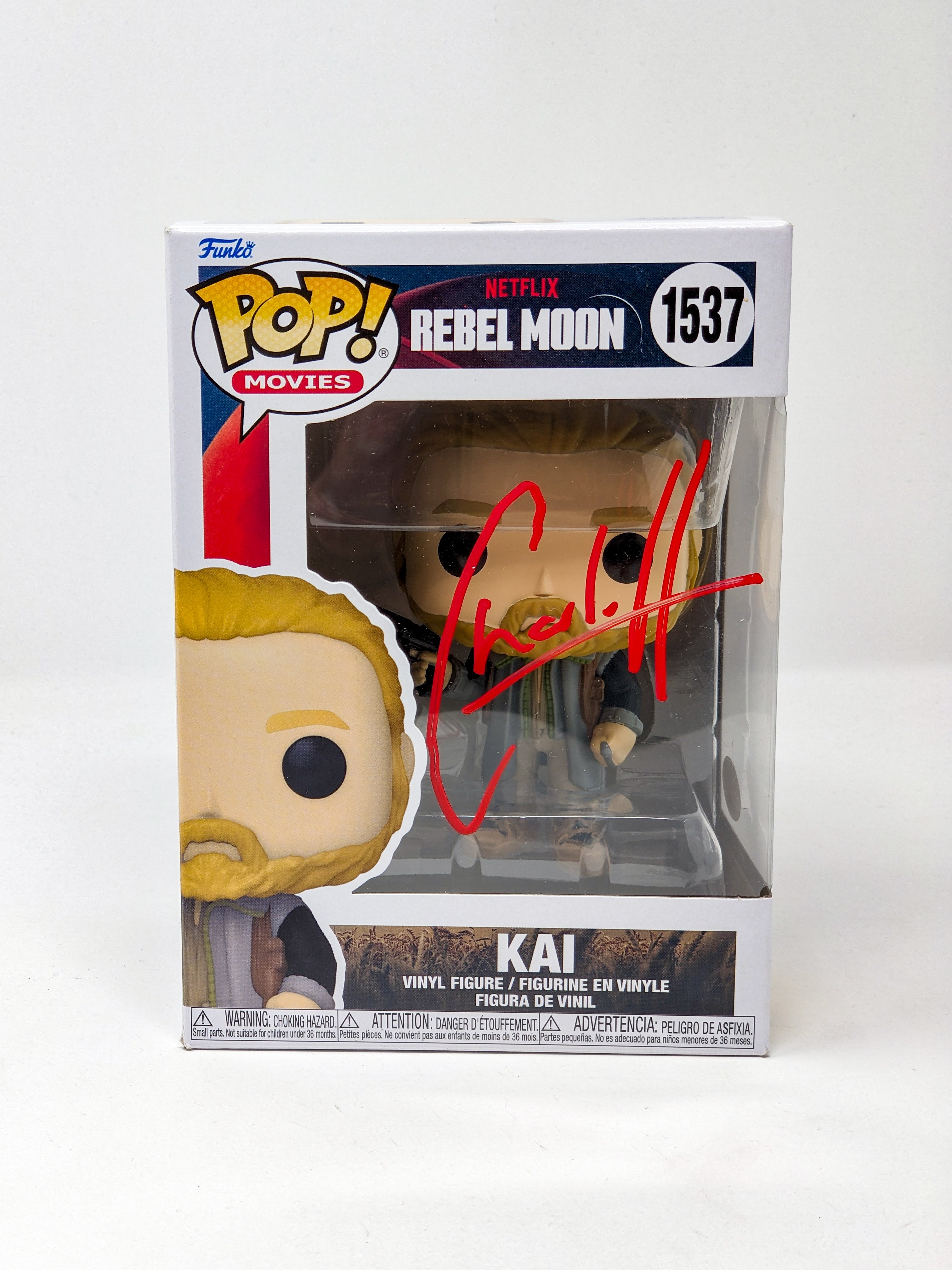 Charlie Hunnam Rebel Moon Kai #1537 Signed Funko Pop JSA Certified Autograph