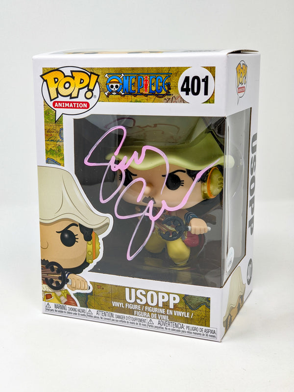 Sonny Strait Once Piece Usopp #401 Signed Funko Pop JSA Certified Autograph