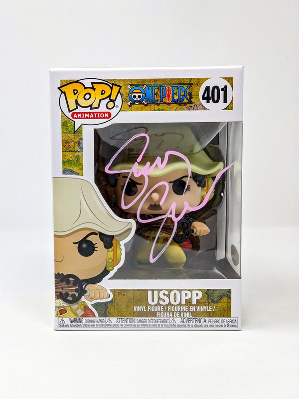 Sonny Strait One Piece Usopp #401 Signed Funko Pop JSA Certified Autograph