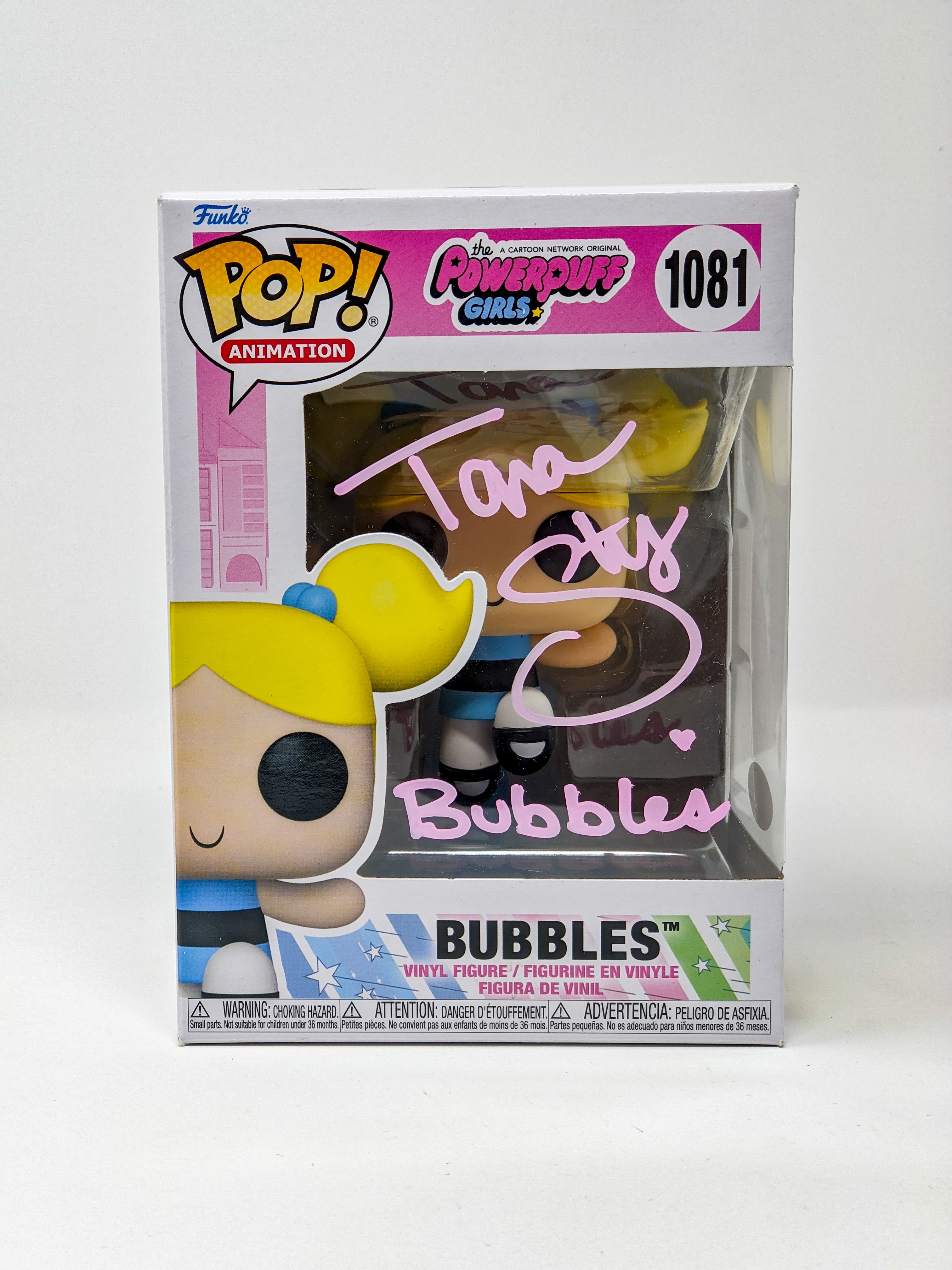 Tara Strong Powerpuff Girls Bubbles #1081 Signed Funko Pop JSA Certified Autograph GalaxyCon