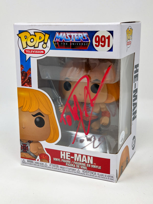 Dolph Lundgren Masters of the Universe He-Man #991 Signed Funko Pop JSA Certified Autograph