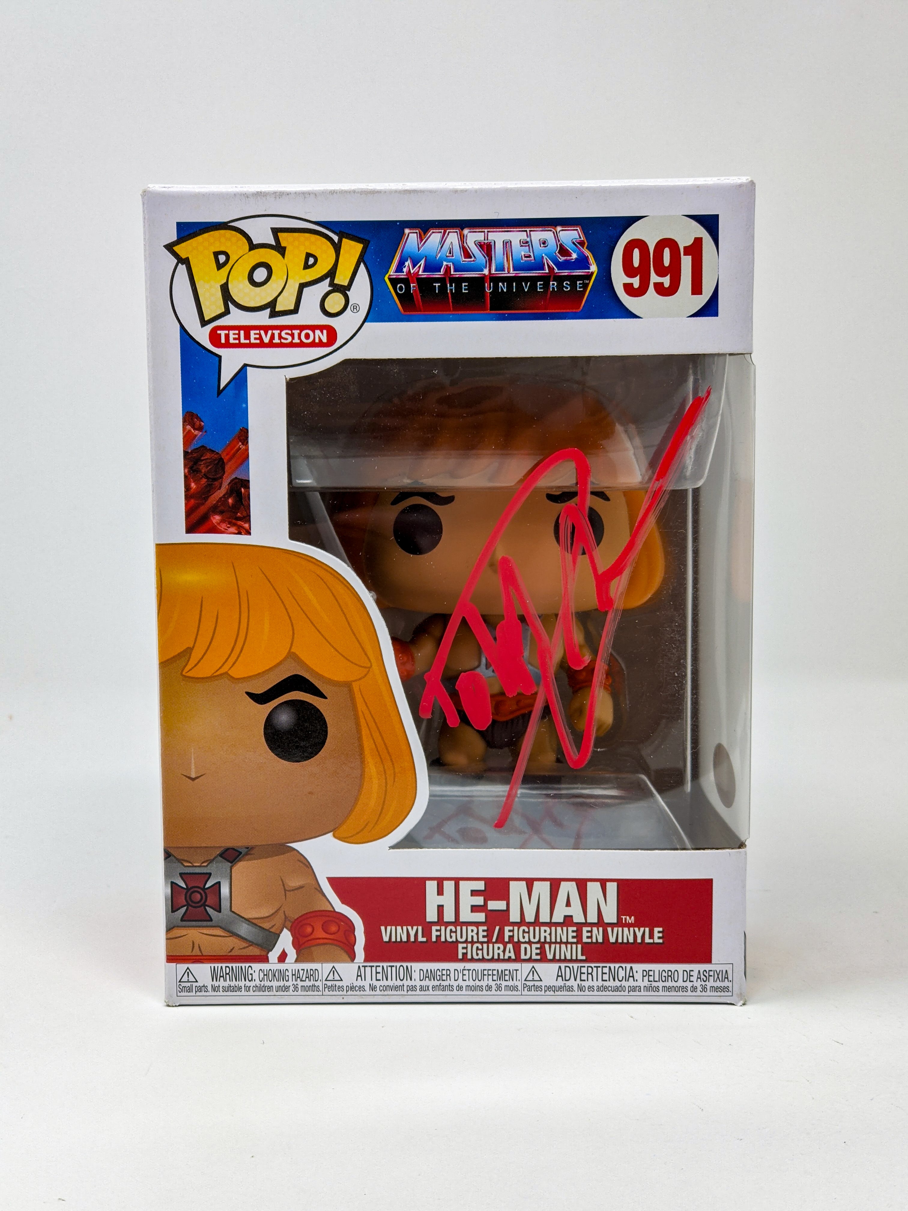 Dolph Lundgren Masters of the Universe He-Man #991 Signed Funko Pop JSA Certified Autograph