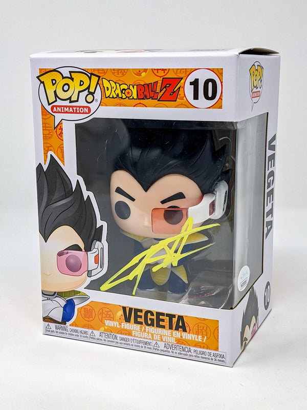 Chris Sabat Dragon Ball Z Vegeta #10  Signed Funko Pop JSA Certified Autograph GalaxyCon