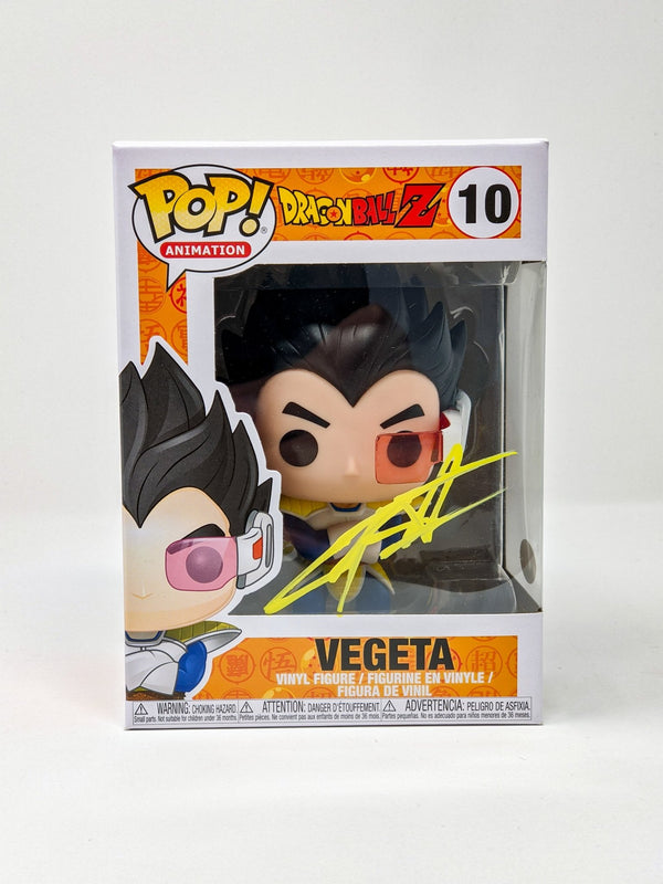 Chris Sabat Dragon Ball Z Vegeta #10  Signed Funko Pop JSA Certified Autograph GalaxyCon