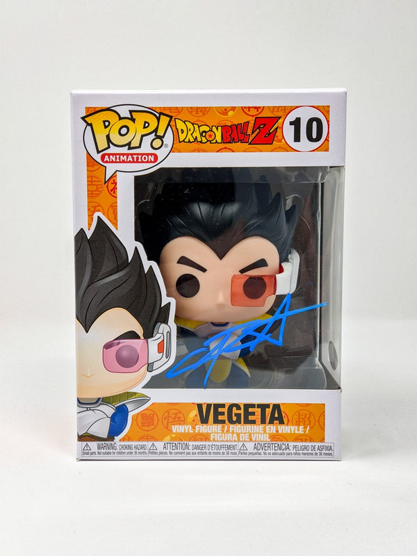 Chris Sabat Dragon Ball Z Vegeta #10  Signed Funko Pop JSA Certified Autograph
