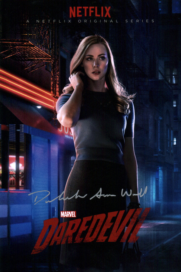 Deborah Ann Woll Daredevil 8x12 Signed Photo JSA Certified Autograph