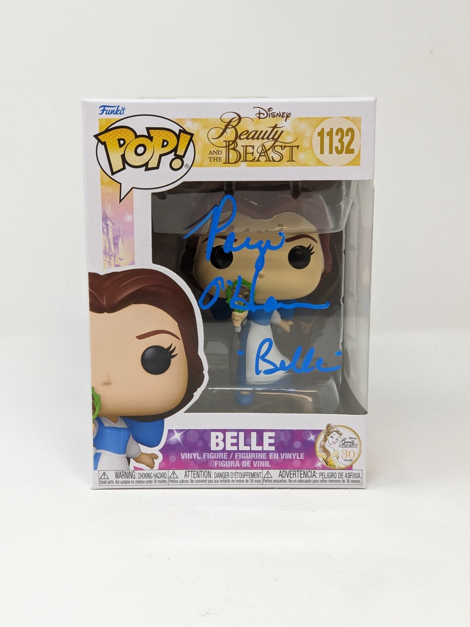 Paige O'Hara Disney Beauty and the Beast Belle #1132 Signed Funko Pop JSA Certified Autograph