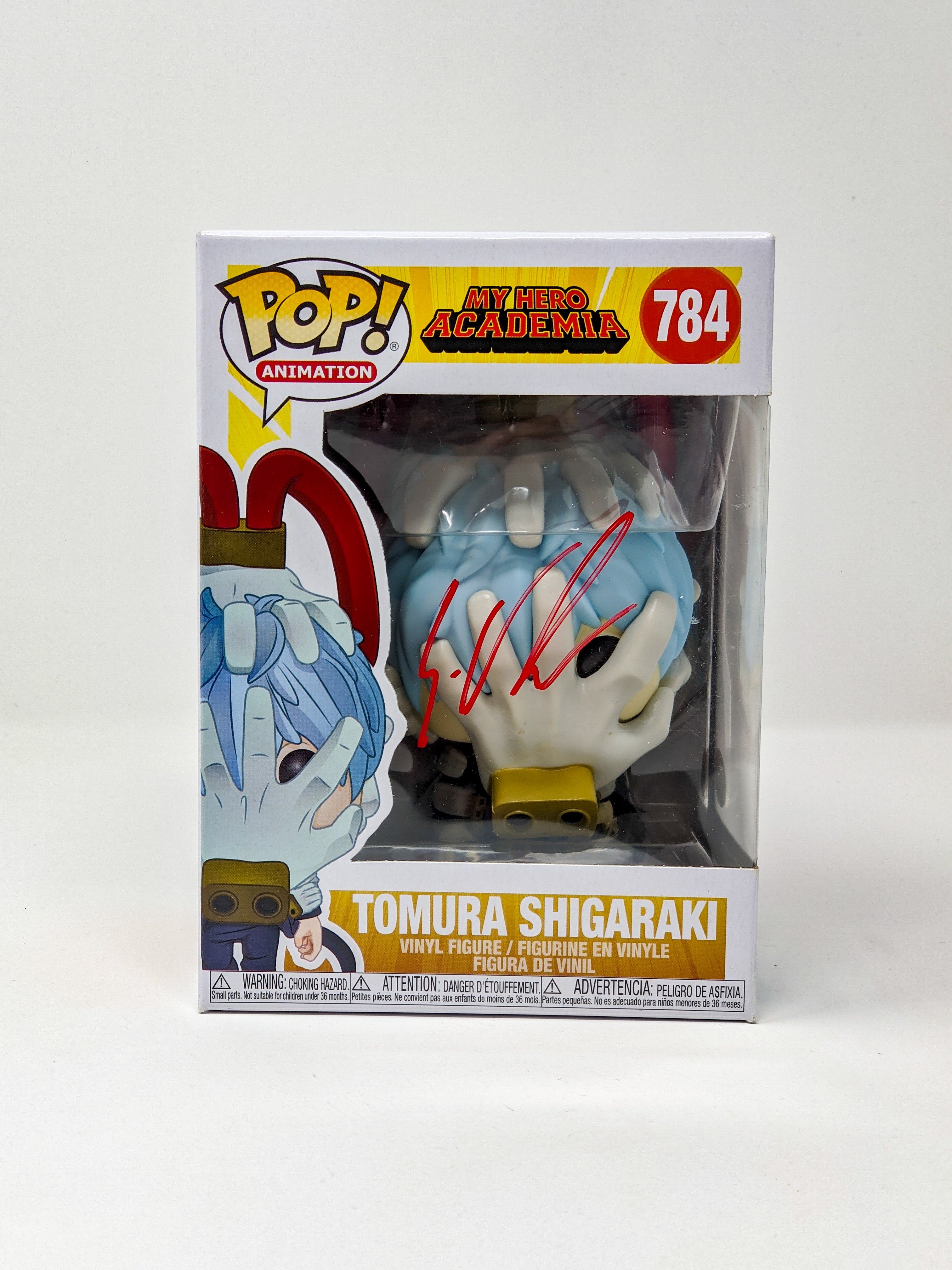 Eric Vale My Hero Academia Tomura Shigaraki #784 Signed Funko Pop JSA  Certified Autograph