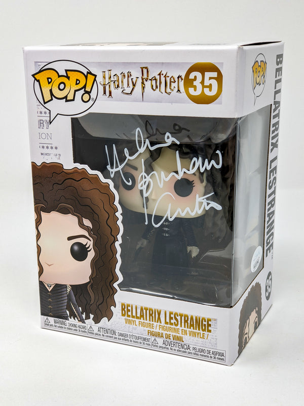 Helena Bonham Carter Bellatrix Lestrange White & Gold #35 Signed Funko Pop JSA Certified Autograph GalaxyCon