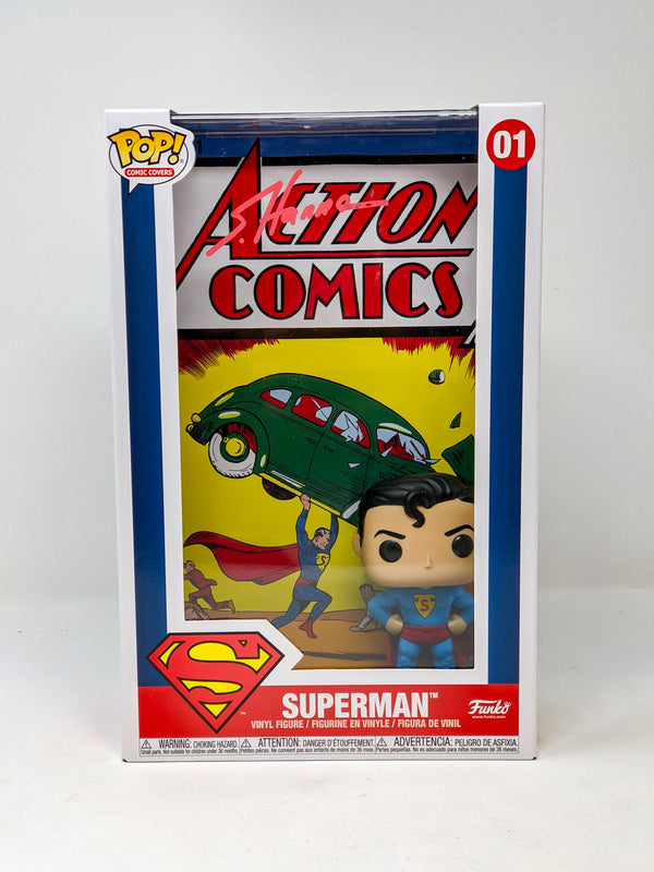 Scott Hanna Superman #01 Signed Comic Cover Funko Pop JSA Certified Autograph