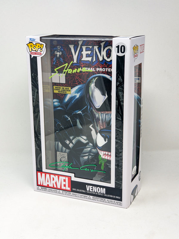 Venom #10 Comic Cover Funko Pop JSA Certified Autograph - Clayton Crain & Scott Hanna Signed