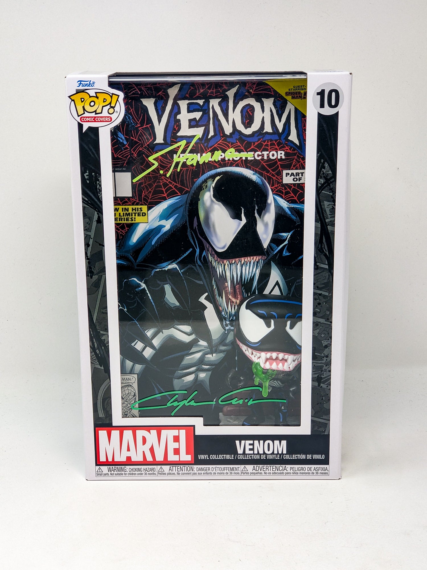 Venom #10 Comic Cover Funko Pop JSA Certified Autograph - Clayton Crain & Scott Hanna Signed