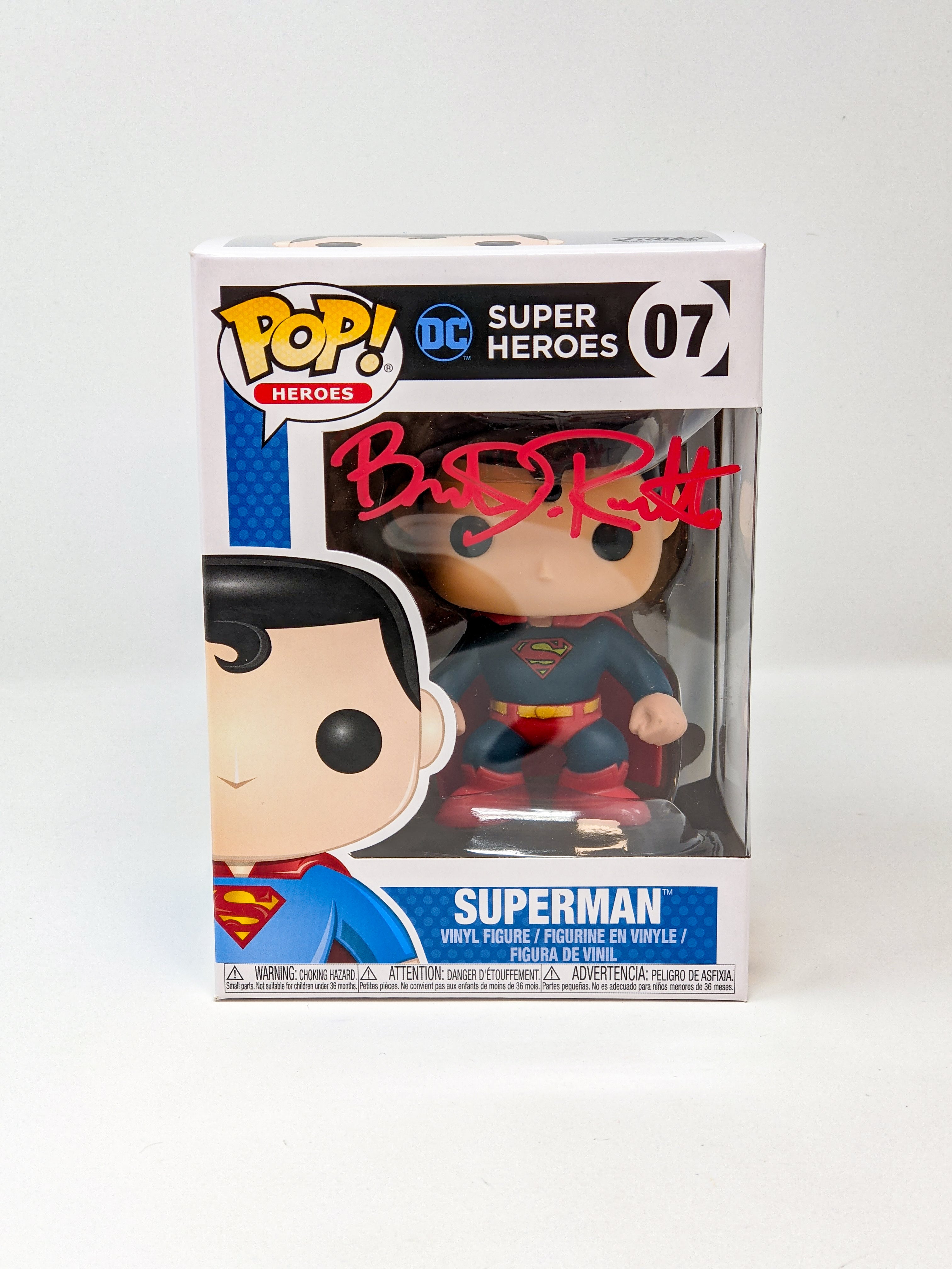 Brandon Routh DC Superman #07 Exclusive Signed Funko Pop JSA Certified Autograph