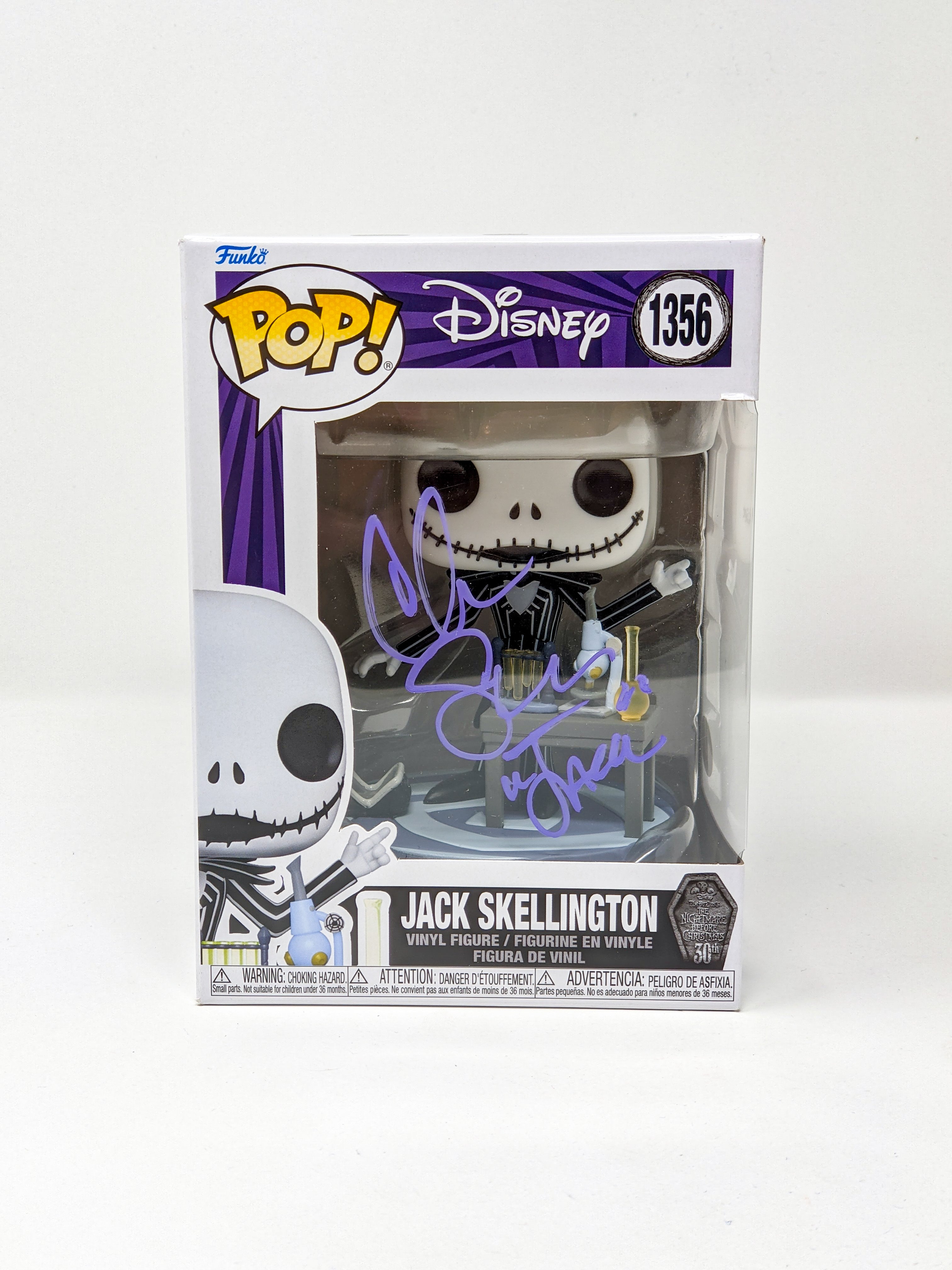 Chris Sarandon Disney Nightmare Before Christmas Jack Skellington #1356 Signed Funko Pop JSA Certified Autograph