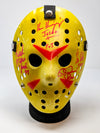 Friday the 13th JASON Hockey Mask Signed x4 Mears, Hodder, Graham, Kirzinger JSA Certified Autograph