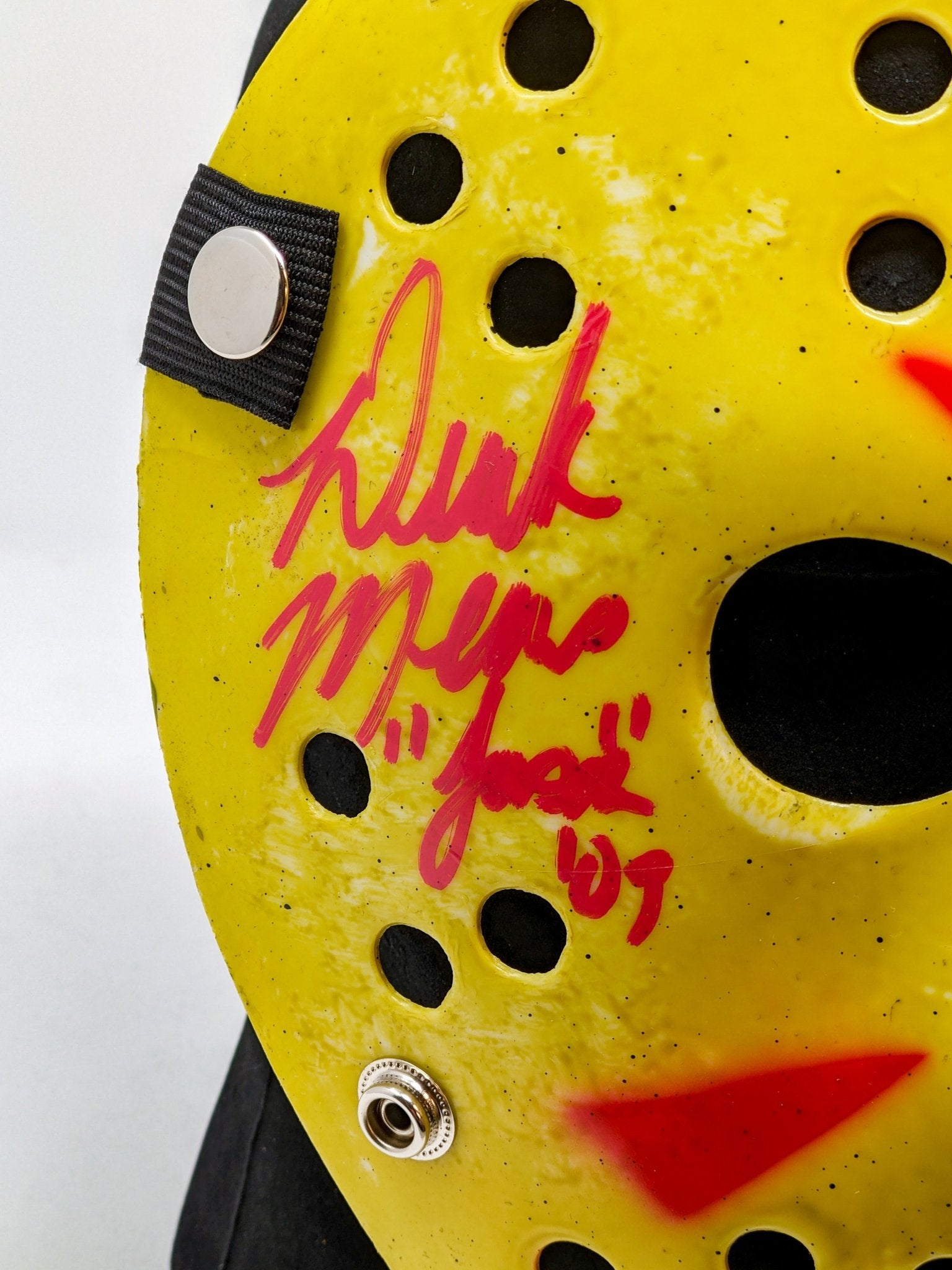 Friday the 13th JASON Hockey Mask Signed x4 Mears, Hodder, Graham, Kirzinger JSA Certified Autograph