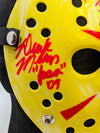 Friday the 13th JASON Hockey Mask Signed x4 Mears, Hodder, Graham, Kirzinger JSA Certified Autograph