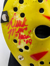 Friday the 13th JASON Hockey Mask Signed x4 Mears, Hodder, Graham, Kirzinger JSA Certified Autograph