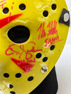 Friday the 13th JASON Hockey Mask Signed x4 Mears, Hodder, Graham, Kirzinger JSA Certified Autograph