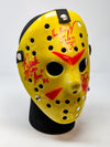 Friday the 13th JASON Hockey Mask Signed x4 Mears, Hodder, Graham, Kirzinger JSA Certified Autograph