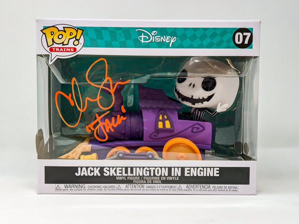 Chris Sarandon Disney Jack Skellington in Engine #07 Large Signed Funko Pop JSA Certified Autograph