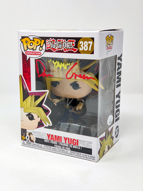 Dan Green YuGiOh Yami Yugi #387 Signed Funko Pop JSA Certified Autograph