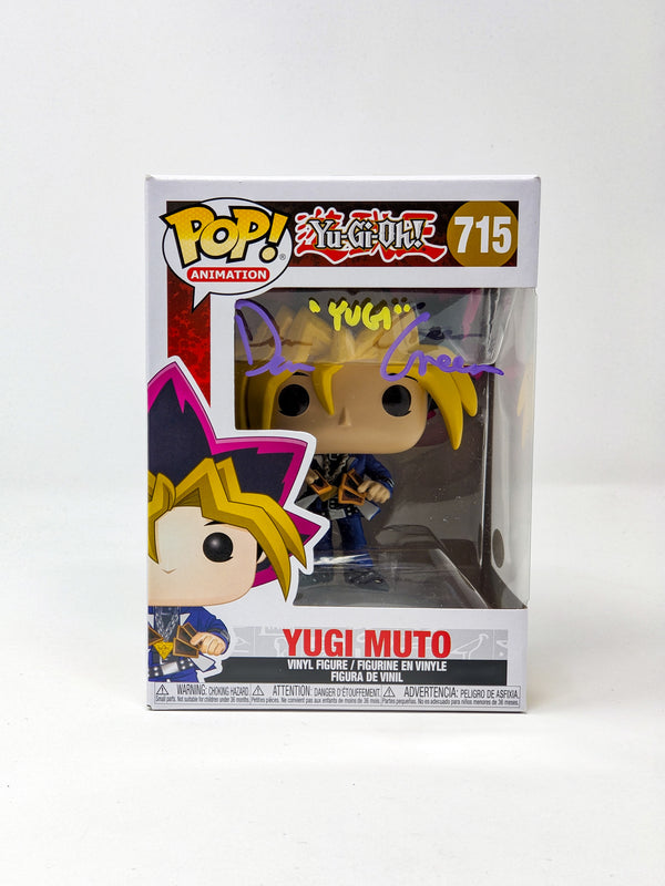 Dan Green YuGiOh Yugi Muto #715 Signed Funko Pop JSA Certified Autograph