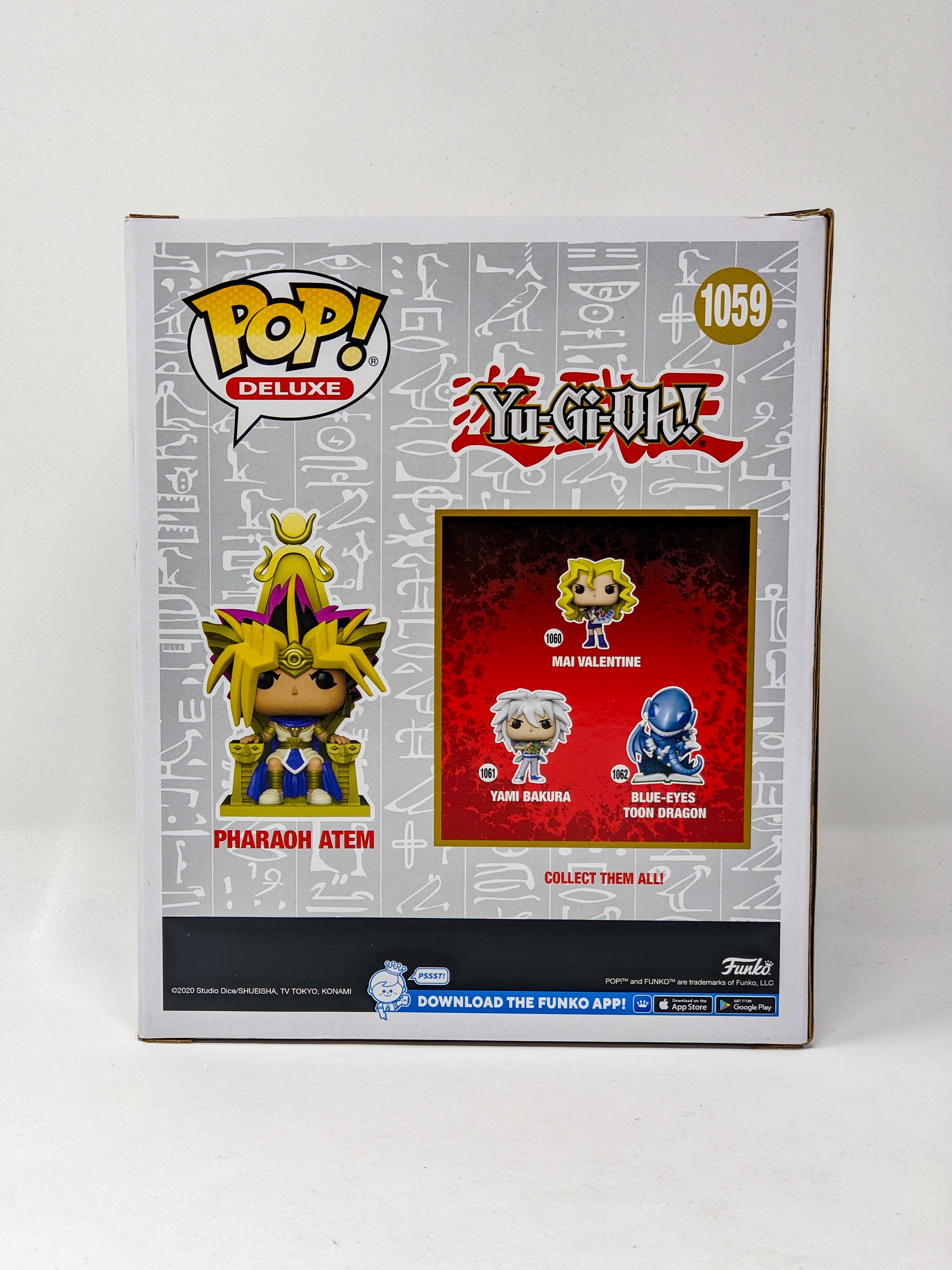 Dan Green YuGiOh Pharaoh Atem #1059 Signed Deluxe Funko Pop JSA Certified Autograph