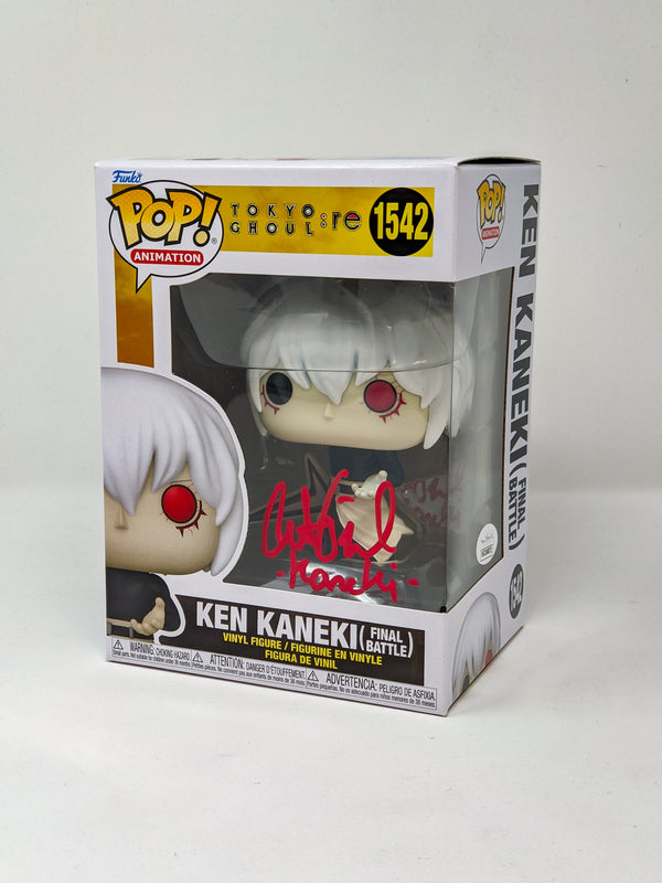 Austin Tindle Tokyo Ghoul Ken Kenaki #1542 Signed Funko Pop JSA Certified Autograph