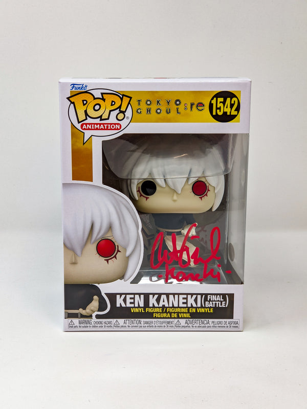 Austin Tindle Tokyo Ghoul Ken Kenaki #1542 Signed Funko Pop JSA Certified Autograph