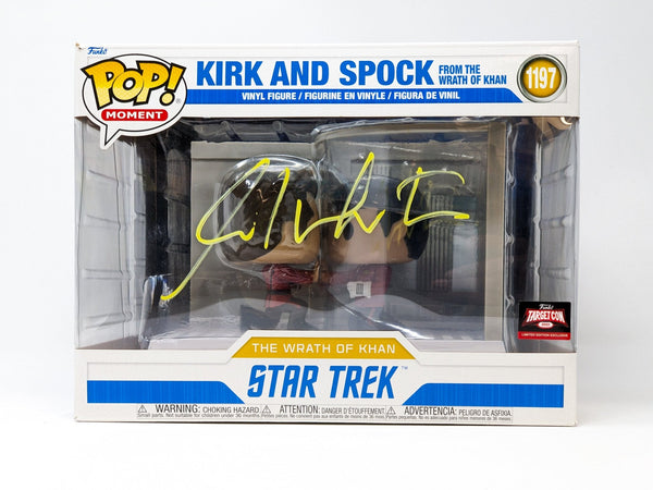 William Shatner Captain Kirk Star Trek #1197 Signed Funko Pop Targetcon Exclusive JSA Certified Autograph