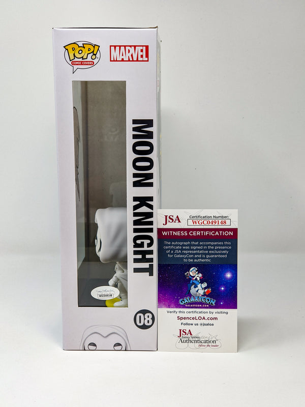 Mico Suayan Marvel MOON KNIGHT Signed & Remarqued Funko Pop Comic Cover JSA Certified Autograph