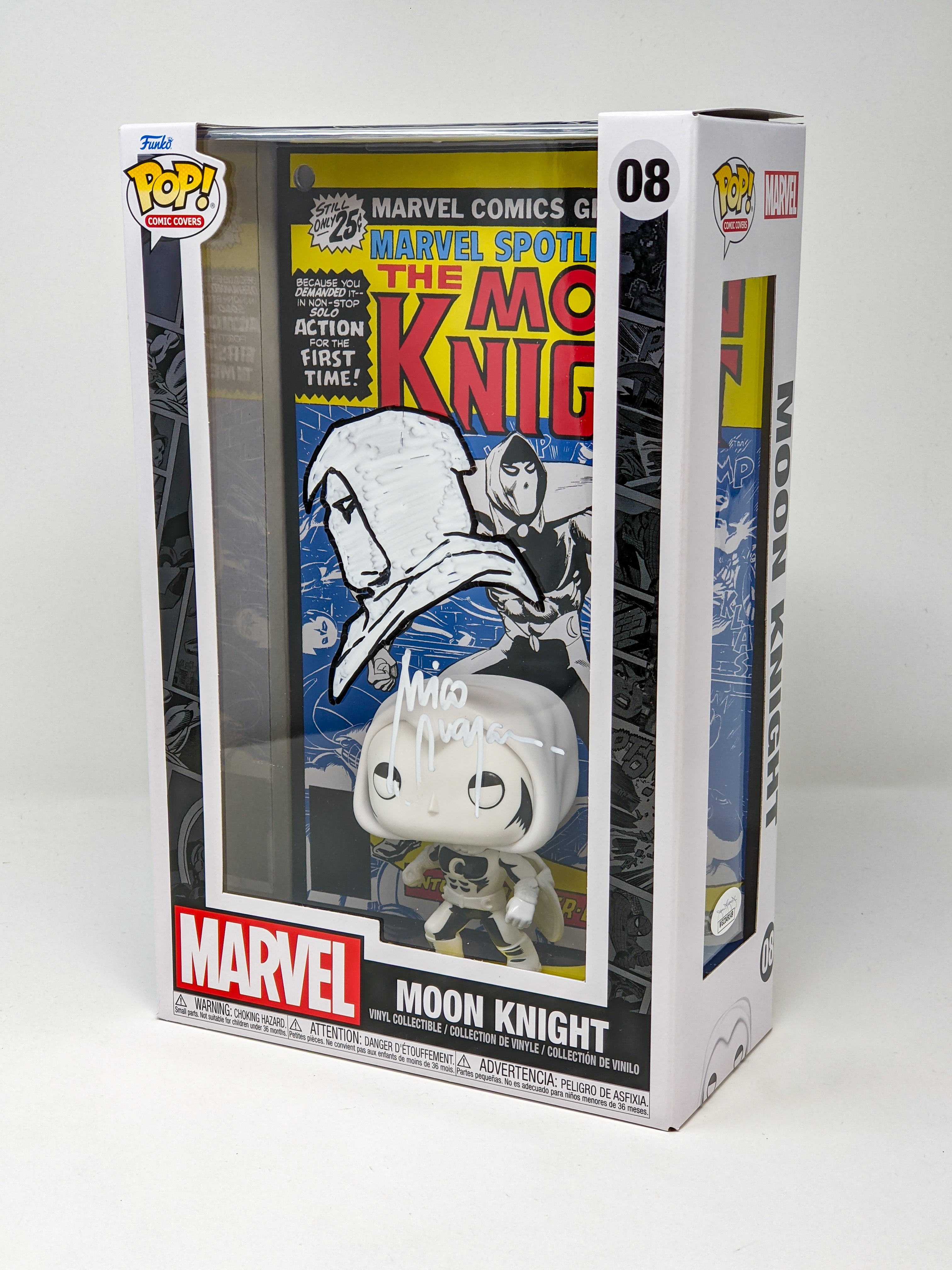 Mico Suayan Marvel MOON KNIGHT Signed & Remarqued Funko Pop Comic Cover JSA Certified Autograph