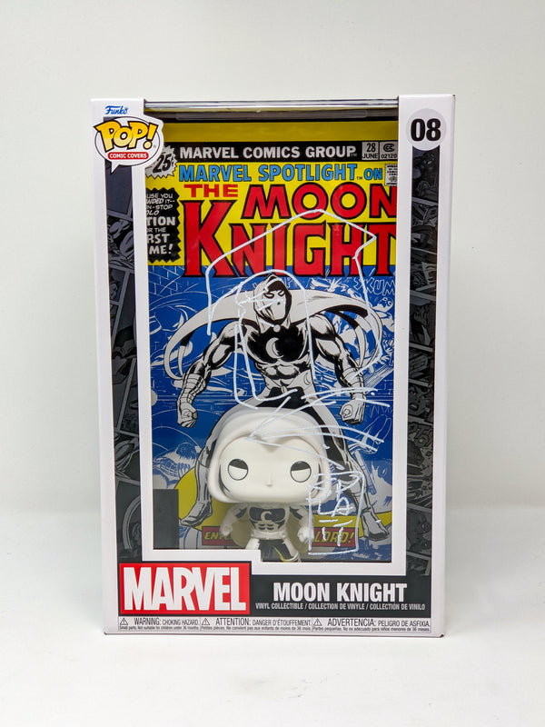 Stephen Platt MOON KNIGHT #08 Signed & Remarqued Funko Pop Comic Cover JSA Certified Autograph