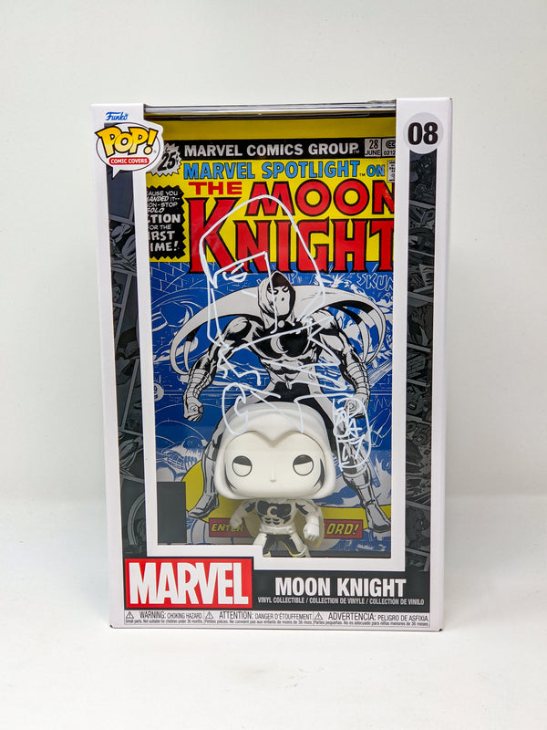 Stephen Platt MOON KNIGHT #08 Signed & Remarqued Funko Pop Comic Cover JSA Certified Autograph