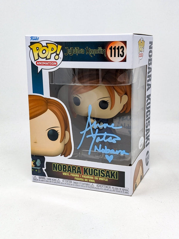 Anne Yatco Jujutsu Kaisen Nobara Kugisaki #1113 Signed Funko Pop JSA Certified Autograph