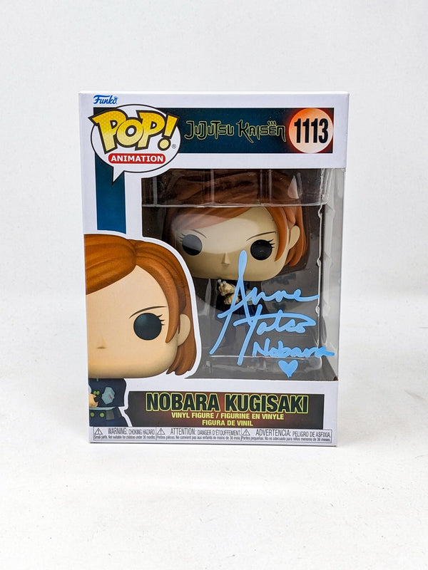Anne Yatco Jujutsu Kaisen Nobara Kugisaki #1113 Signed Funko Pop JSA Certified Autograph