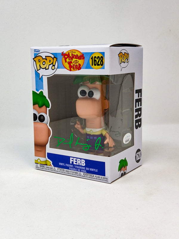 David Errigo Phineas and Ferb #1628 FERB Signed Funko Pop JSA Certified Autograph