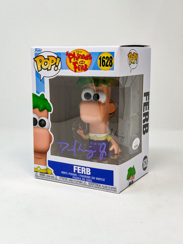 David Errigo Phineas and Ferb #1628 FERB Signed Funko Pop JSA Certified Autograph