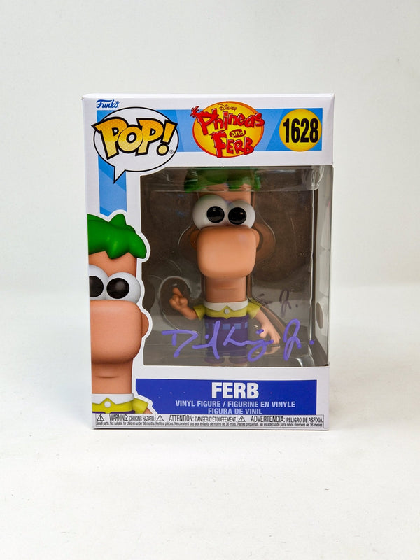 David Errigo Phineas and Ferb #1628 FERB Signed Funko Pop JSA Certified Autograph