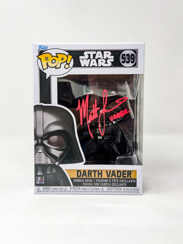 Matt Lanter Darth Vader #539 Signed Funko Pop JSA Certified Autograph