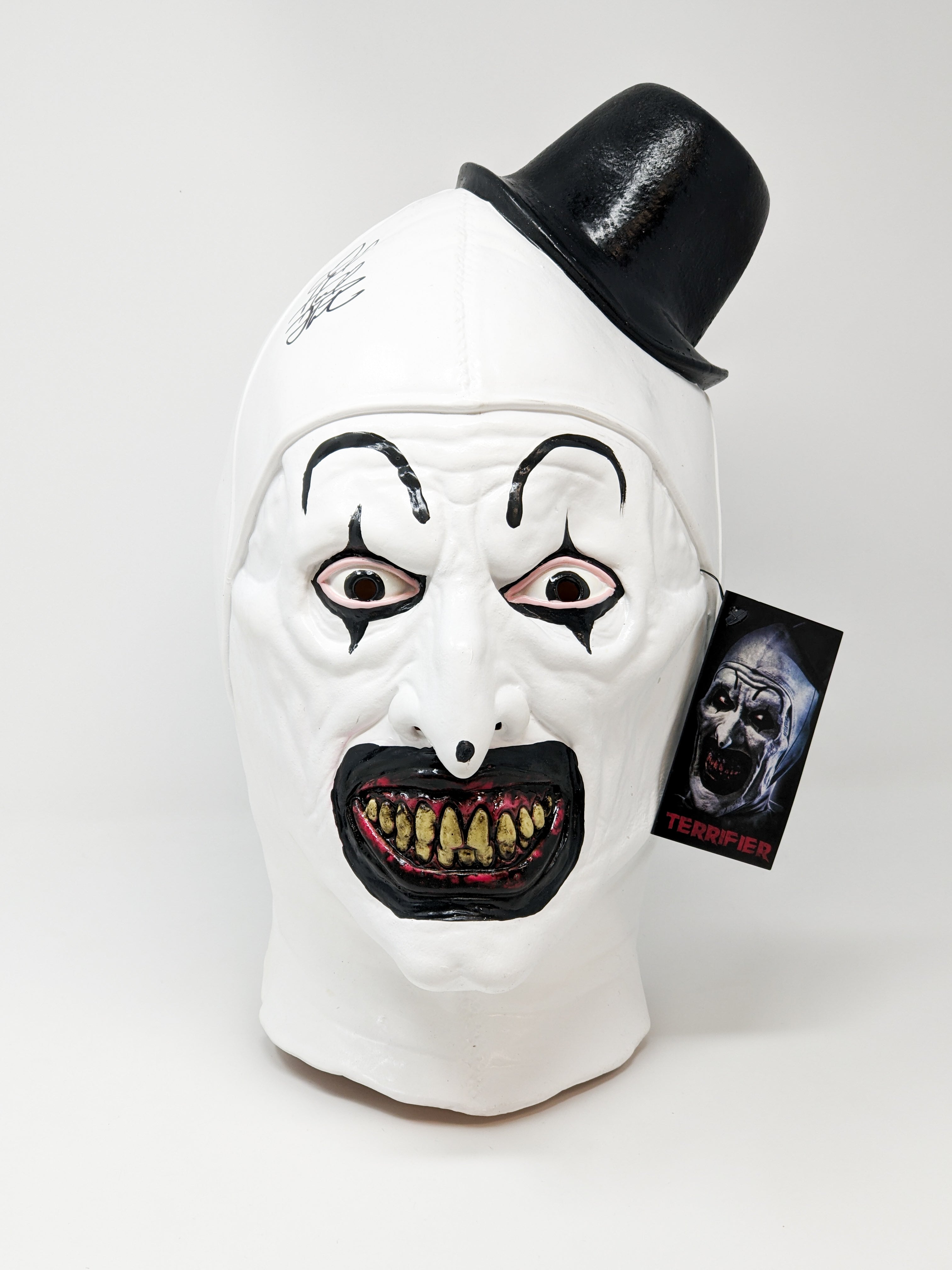 David Howard Thornton Signed Terrifier Art The Clown Mask JSA Certified Autograph