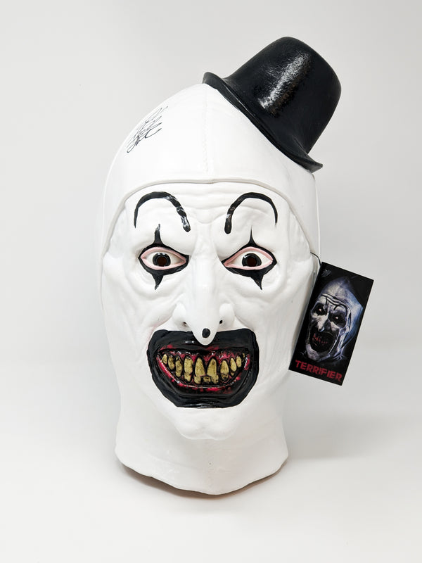 David Howard Thornton Signed Terrifier Art The Clown Mask JSA Certified Autograph