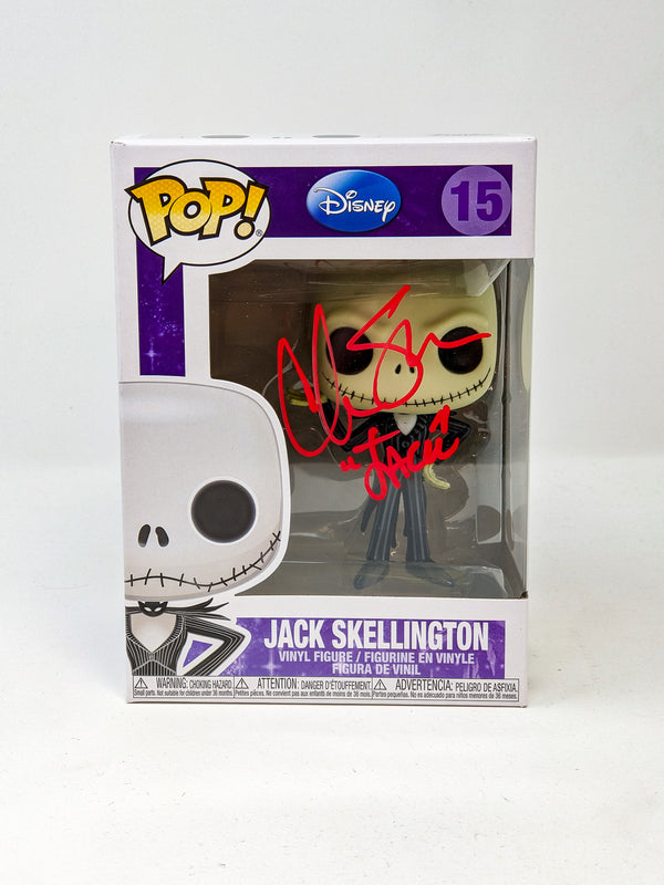 Chris Sarandon Disney Nightmare Before Christmas Jack Skellington #15 Signed Funko Pop JSA Certified Autograph