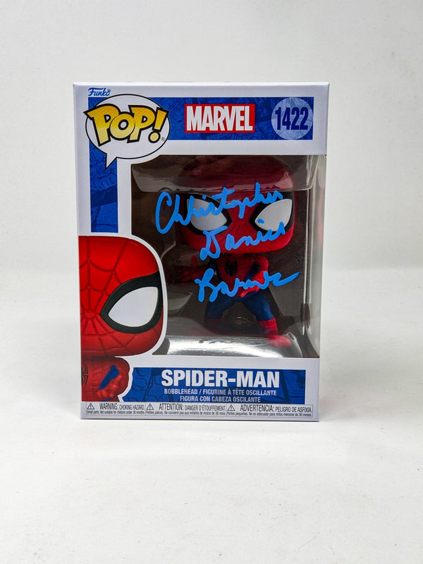 Christopher Daniel Barnes Spider-Man #1422 Signed Funko Pop JSA Certified Autograph